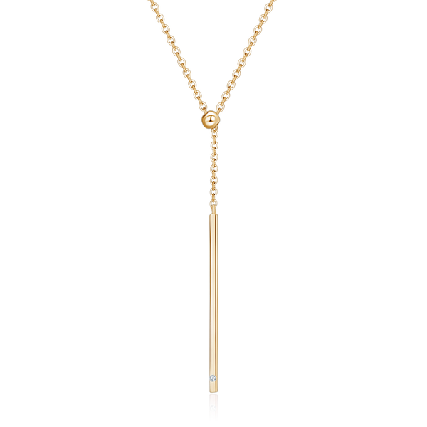 Bar lariat online necklace