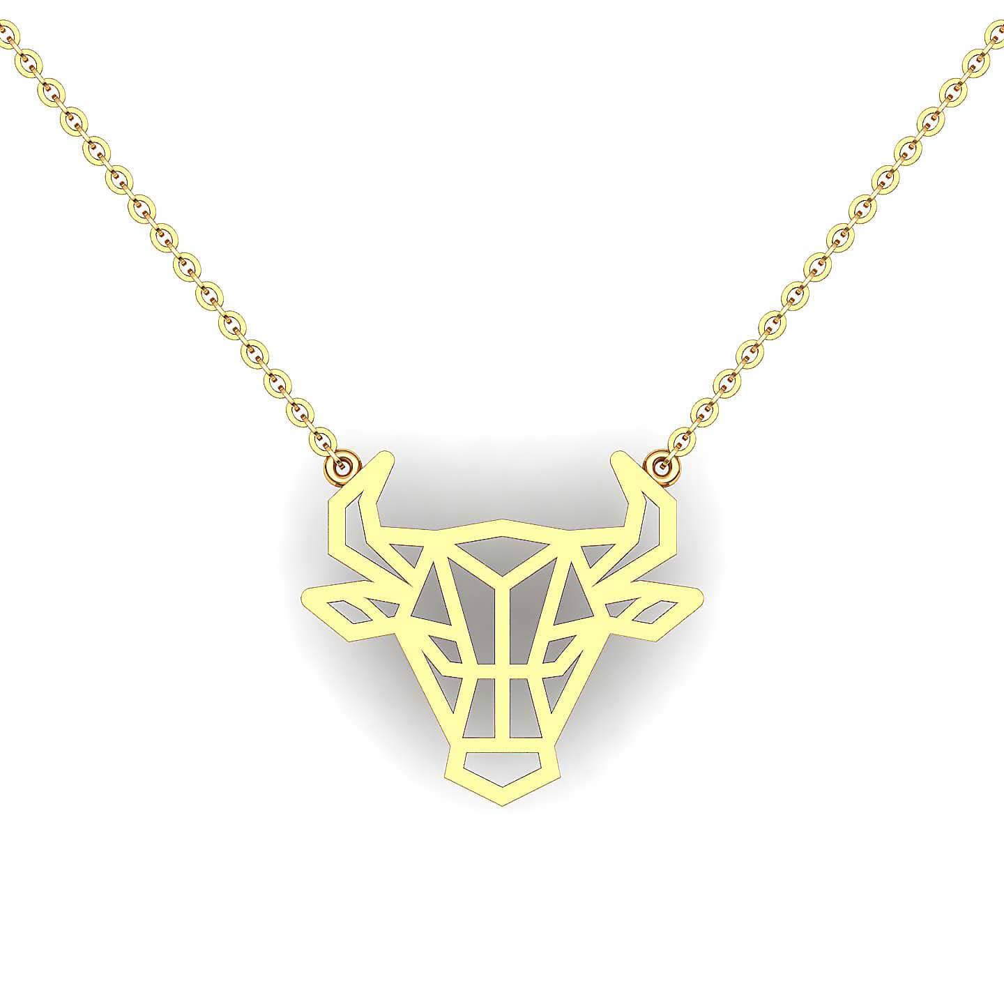 Geometric Animal Zodiac - Ox | Necklaces