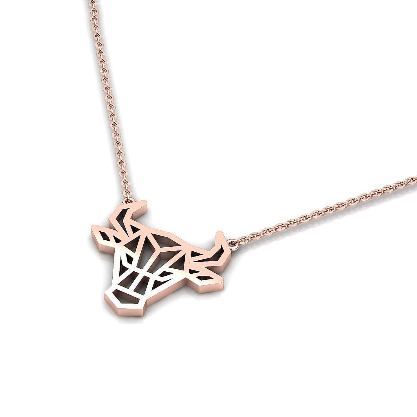 Geometric Animal Zodiac - Ox | Necklaces