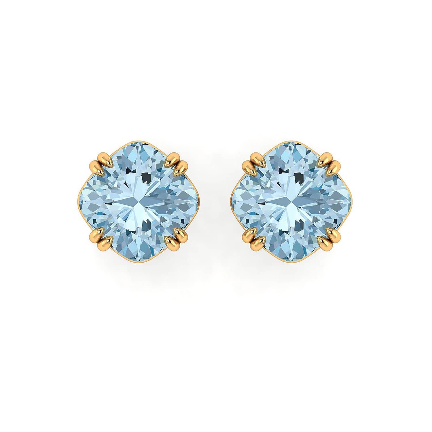 18K SOLID GOLD TOPAZ STATEMENT EARRINGS  - Melbourne, Australia