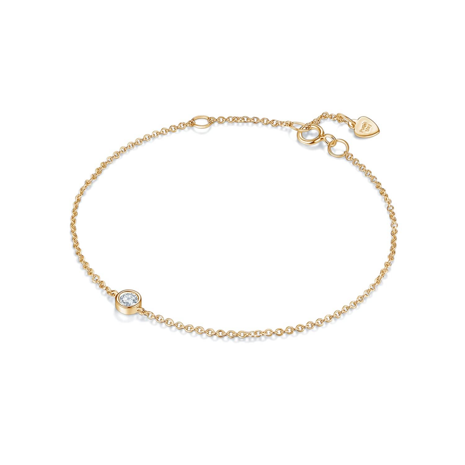 18k Solid Gold Classic Diamond Bracelet - Melbourne, Australia