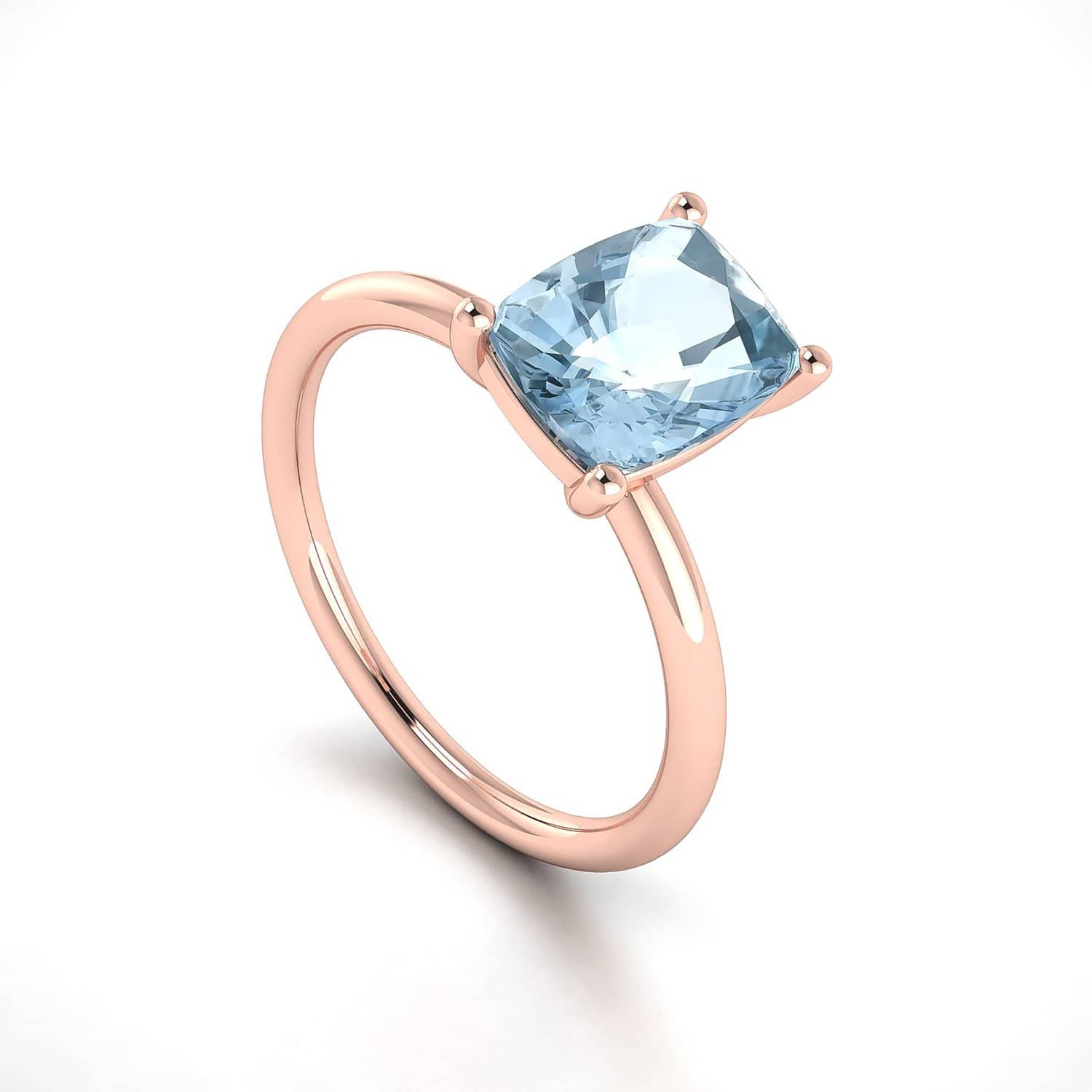 18k Solid Gold 1.5ct Aquamarine Ring - Melbourne, Australia