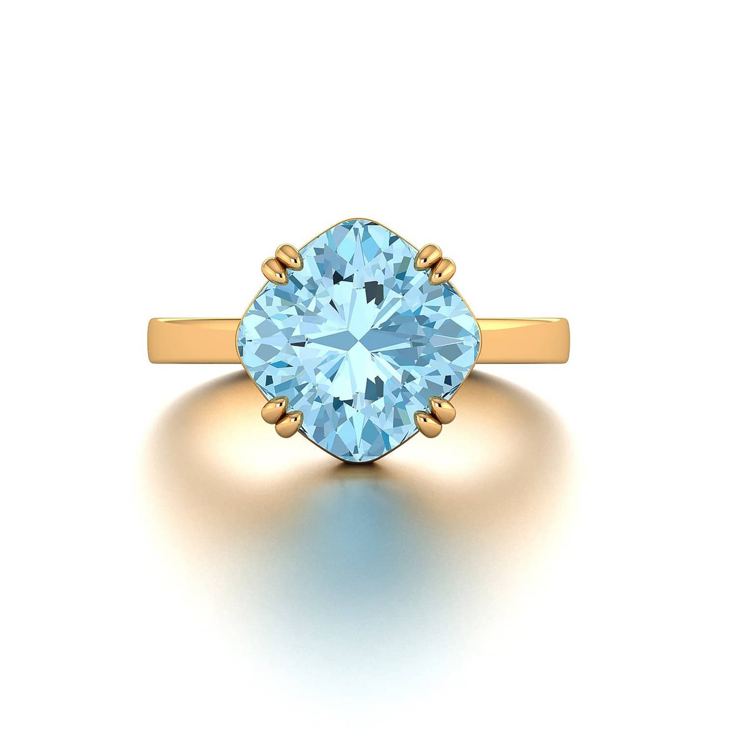 18K SOLID GOLD TOPAZ STATEMENT RING  - Melbourne, Australia